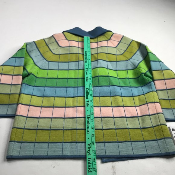 Vintage Gentucca Gia Portofino 60 70s RETRO Block Women 100% Wool Jacket Coat 14 - Picture 8 of 8